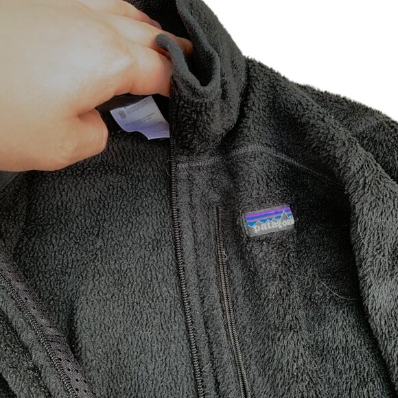 BUNDLE of 2 Patagonia Fleece Jacket Sweaters - Red and Black - BROKEN ZIPPERS - Picture 15 of 16